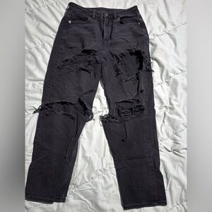 American Eagle Outfitters Black High Rise Jeans